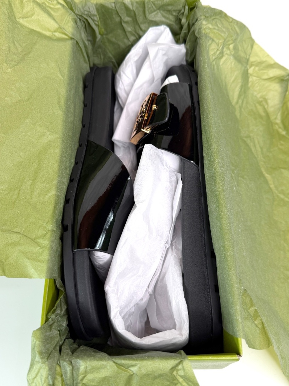 Tory Burch Women's Mellow Buckle Slide Sandals - Black - Picture 7 of 8